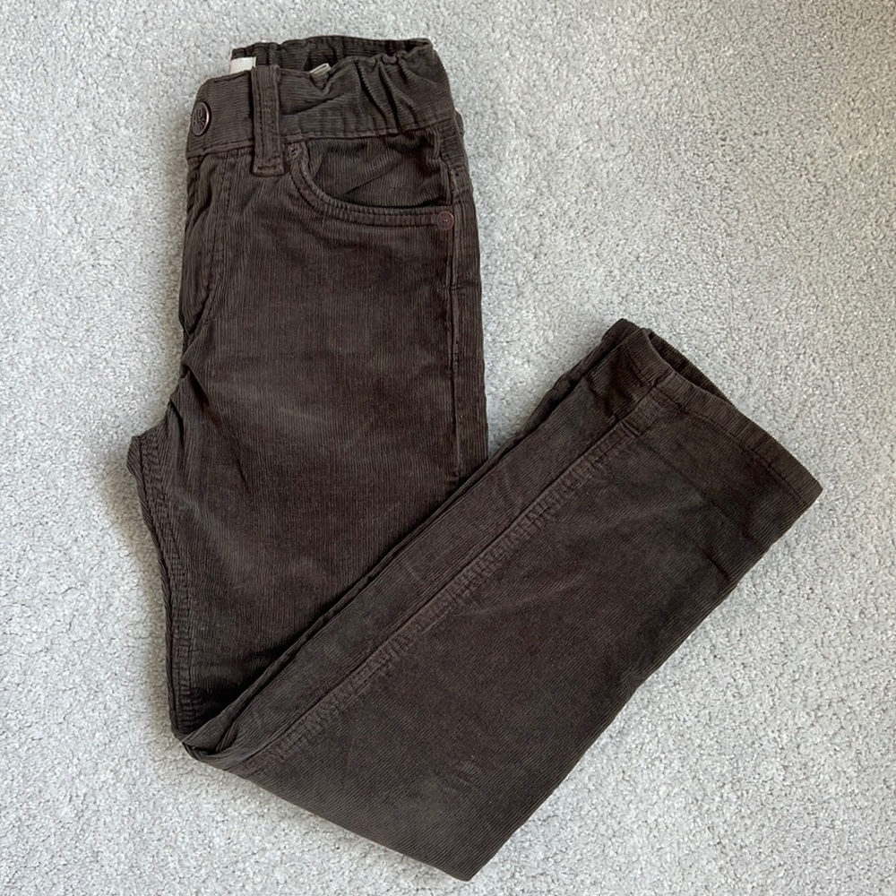 Boys AO76 Slim Fit Corduroy Jeans Pants - brown - size 6​